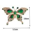 Broches Épingles Papillon Exquises Classiques Femmes Brillantes Insecte Épingles de Revers Badges Bijou Accessoire Cadeau
