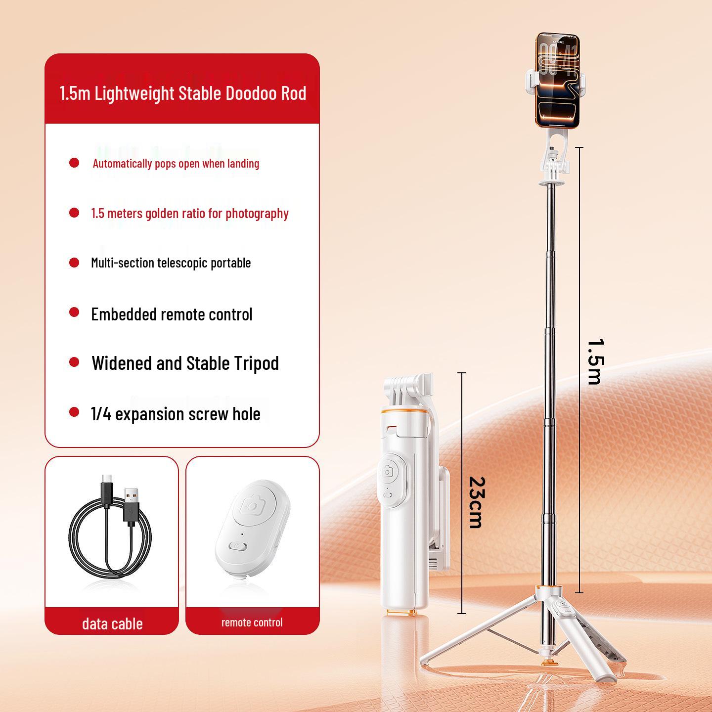 

Diu Diu Portable Universal Selfie Stick & Floor Tripod for Phone Photography
