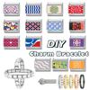 New Creative Colorful Y2K Heart Flowers Star Italian Charm Beads Fit 9MM Women Men's Stainless Steel Bracelet Jewelry DIY Making
