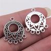 10pcs Charms Earring Connector Antique Silver Color Earring Connector Charms Earring Connector Charms For Jewelry Making