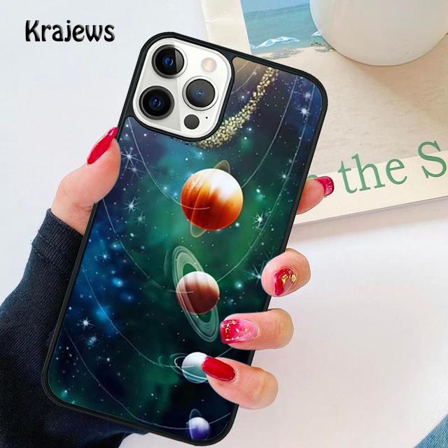 Astronaut Stars Constellation Soft Phone Case For iPhone 17 Air 16 15 14 Max Plus 11 12 13 Pro Max Phone Cover Fundas