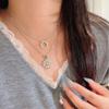 Gd Same Full Diamond Daisy Necklace, Light Luxury, Niche Design, Exquisite Simplicity, High-End Sense Of Collarbone Chain Woman