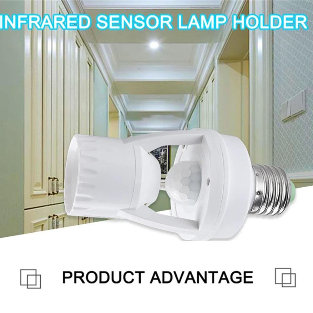 Smart Motion Sensor Lamps Holder Automatic LED Switch Infrared Motion Sensor Energy-efficient Induction Sensor Light Bulb Socket