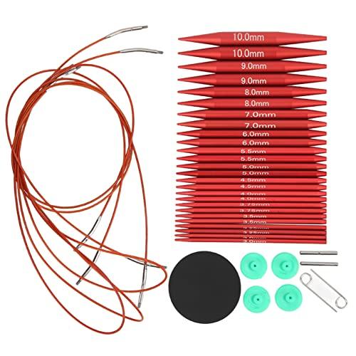 Circular needle set, knitting needles, hand knitting needles, handicraft tools, hand knitting tools, crochet hooks, knitting needle set