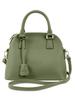 Mura Shrink Leather Mini Tote Genuine Green Women's Bag, Leather,