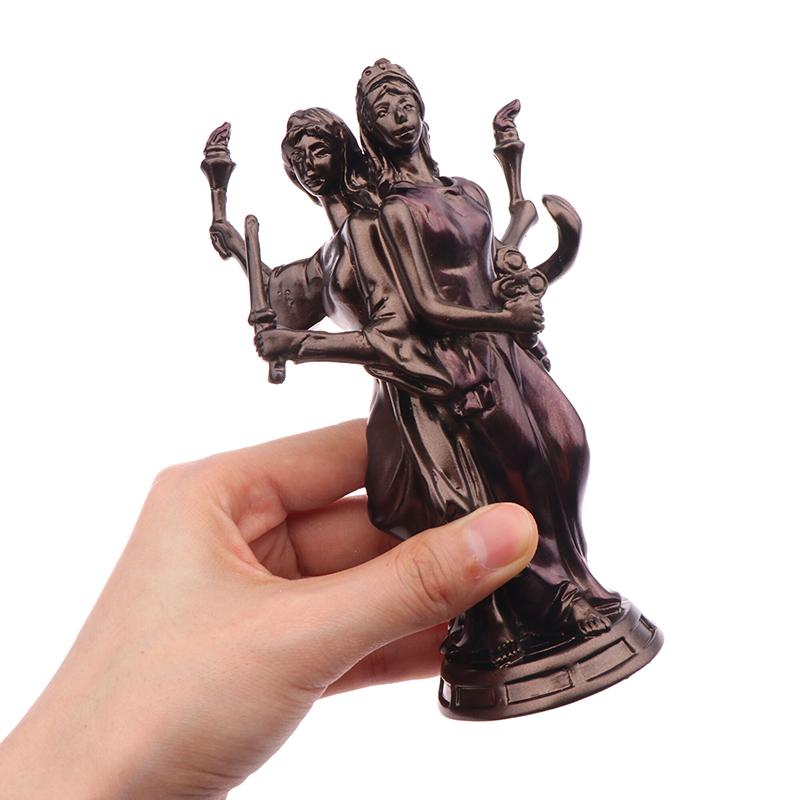 Veronese Designs Hecate Greek Triple Goddess Of Magic Statue Cold Cast Resin Antique Bronze Finish Moon Goddess Sculpture