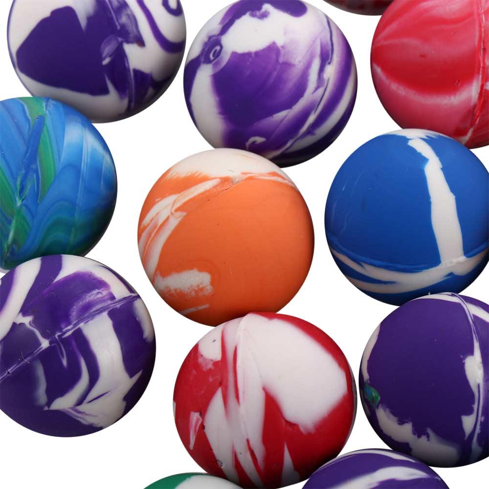 Spielzeug 20mm Elastik für Kind Bunte Hüpfbälle Springbälle Wirbel-Hüpfbälle Gummiball