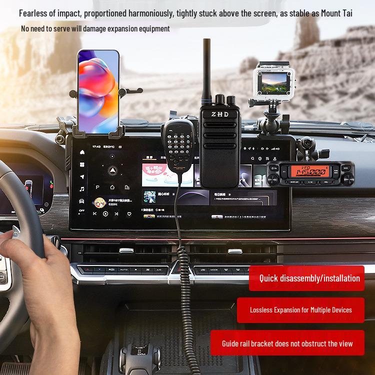 Applicable Tank 400 Center Console Bracket Extension & Handset Holder Accessory