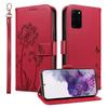 Pouzdro peněženkového typu pro Samsung Galaxy S10 Lite S10e S20 5G PU kožený kryt, kryt na telefon Galaxy S21 Plus S21 Ultra Core