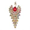 Large Peacock Brooches Pin for Women Fashion Phoenix Brooch Pins for Women Color Rhinestone Women's Clothes Brooch