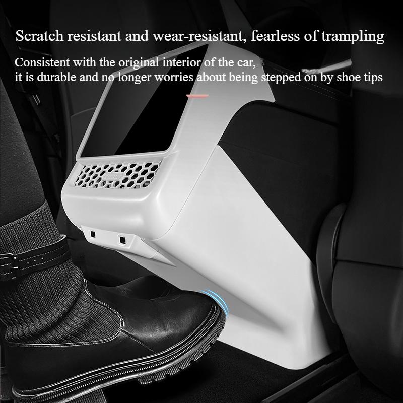 Rear Air Outlet Frame for Tesla Model 3+/Model Y Juniper 2025 Rear Screen Cover Back Air Vent Trim Protective Cover Accessories