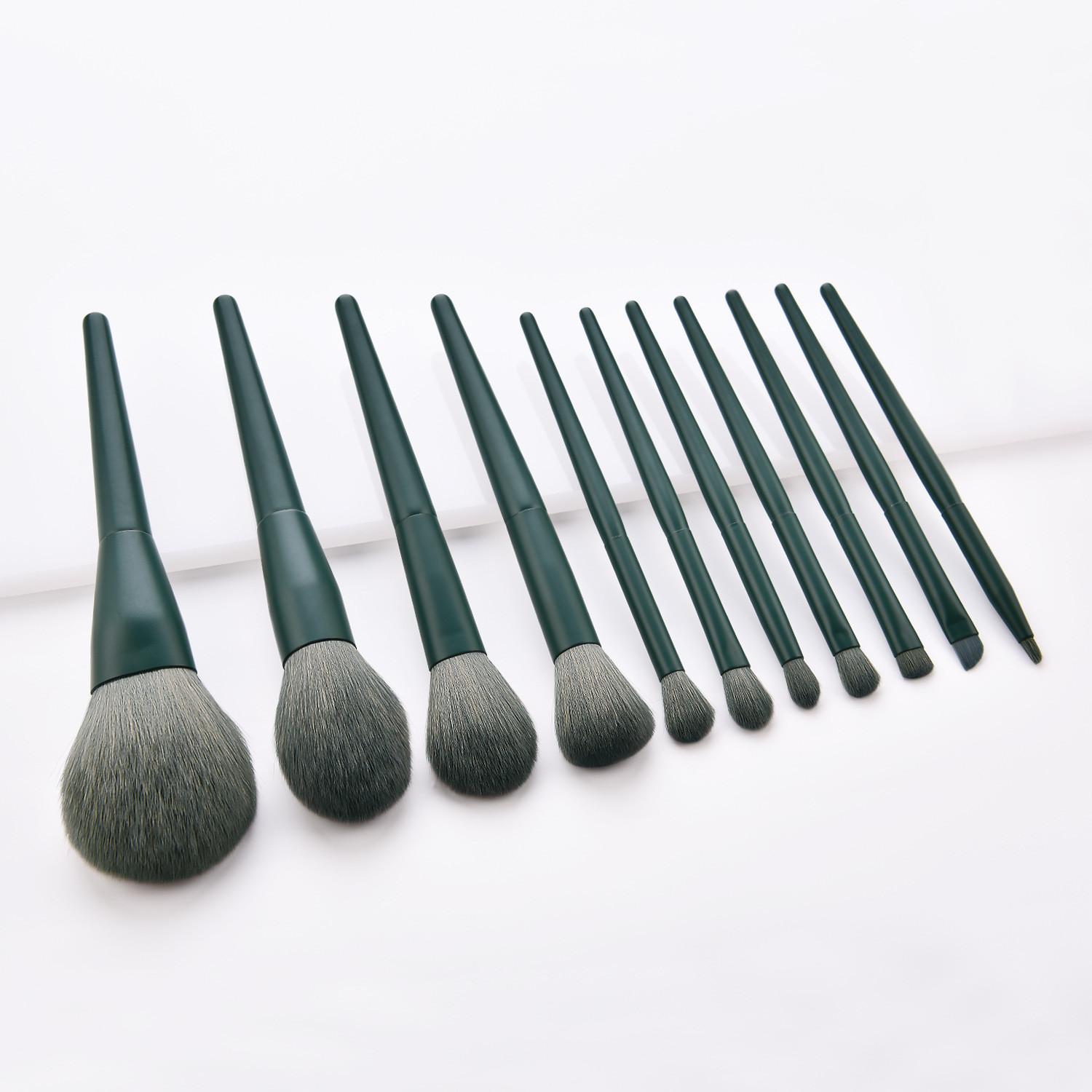 

Набор кистей для макияжа, 11 шт., косметическая смешанная кисть для тональной пудры, теней для век 20*13*1.8