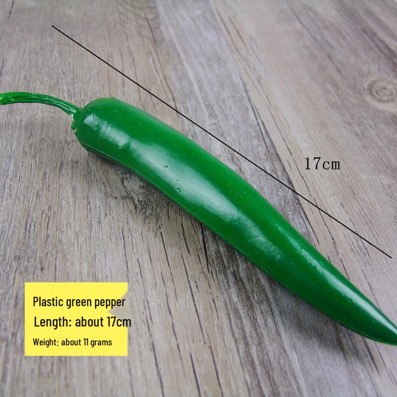 Simulated Chili Bell Pepper Fake Fruit Toy Model for Display
