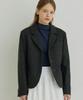 Asif Calid Twill Wool Jacket (Charcoal)