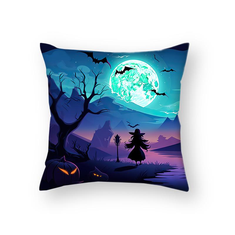 Neue Kürbis Halloween Dekoration Cartoon Kissenbezug Feiertag Wohnzimmer Sofa Schlafzimmer Bettseite Rückenkissen