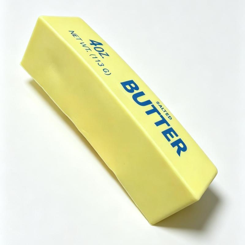 Elastic Squishy Giant Butter Cheese Squeeze Toy Slow Rising Big Butters Sticks Fidget Toy Funny Anti-Anxiety  Toy