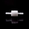 1PC White 4/6/8/10/12mm Plastic One Way Inline Check Valve Fuel Gas Liquid Water Suitable for water petrol diesel oils