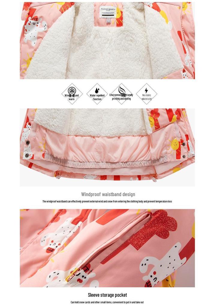 Children's Waterproof Ski Suit: Warm, Windproof, and Trendy for Boys and Girls