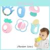 Soft Silicone Teether Handbell For Newborns Bpa-free, Boilable Soothing Toy