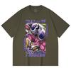 230 g/m² 100% bavlna Dragon Ball V72 Král Cold Potisk Unisex T-shirt z těžké bavlny