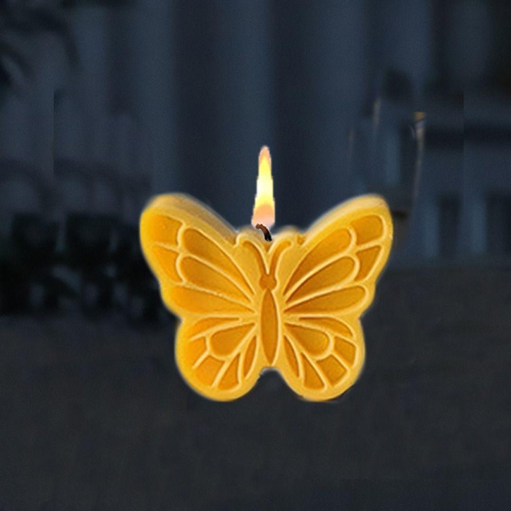 Reusable Candle Mold Odorless Soap mould DIY Butterfly Shape Mold  Candle Making