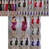 Elegant Women Strapless Bodycon Long Sleeve Evening Party Mini Dress Off Shoulder