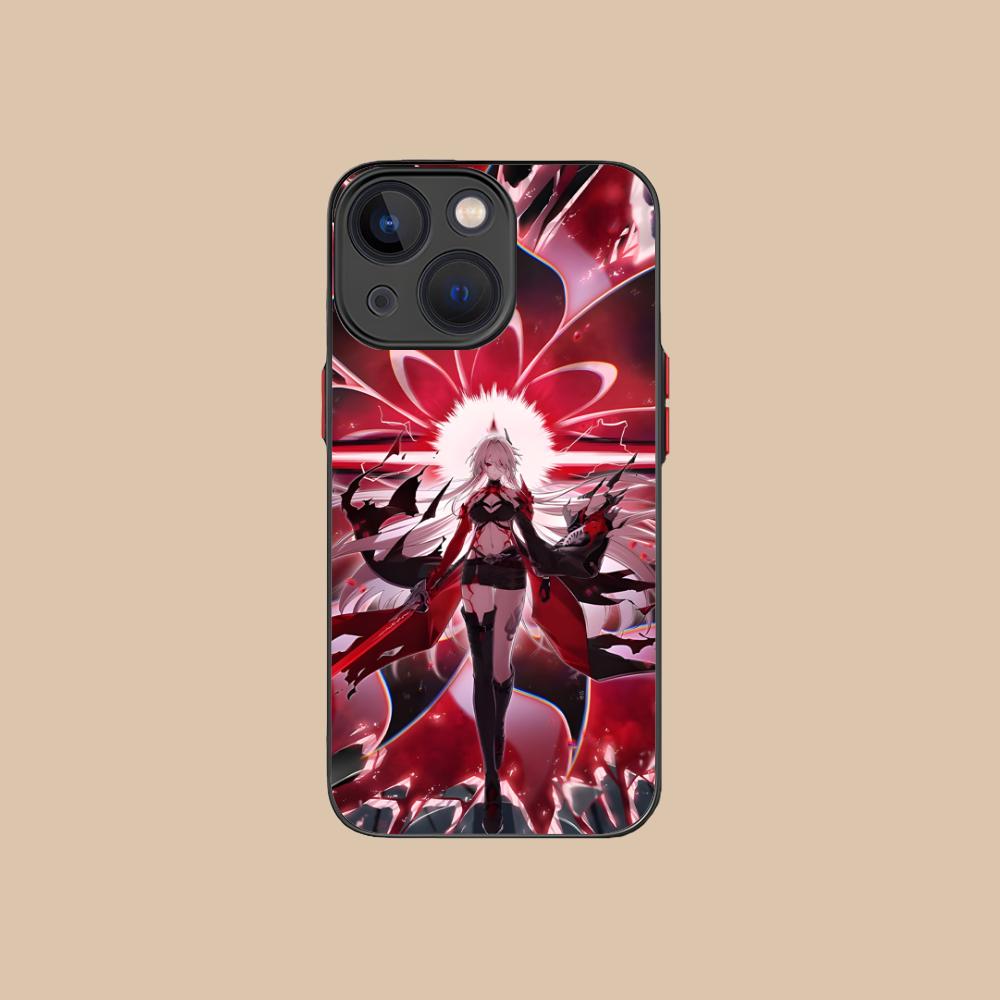 HSR Acheron Silicone Mobile Phone Case for iPhone 17 16 15 14 13 12 11 X XR XS Air Pro Max Plus Mini Colorful Cover