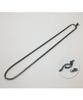 Sexto [Necklace][Surgical Steel] Bx-0030 Necklace Black