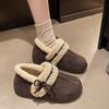 Women's Thick-soled Winter Lightweight Warm Winter Cold Padded Snow Boots Non-slip Wear-resistant Casual Sneakers Cotton Boots Fur Shoes