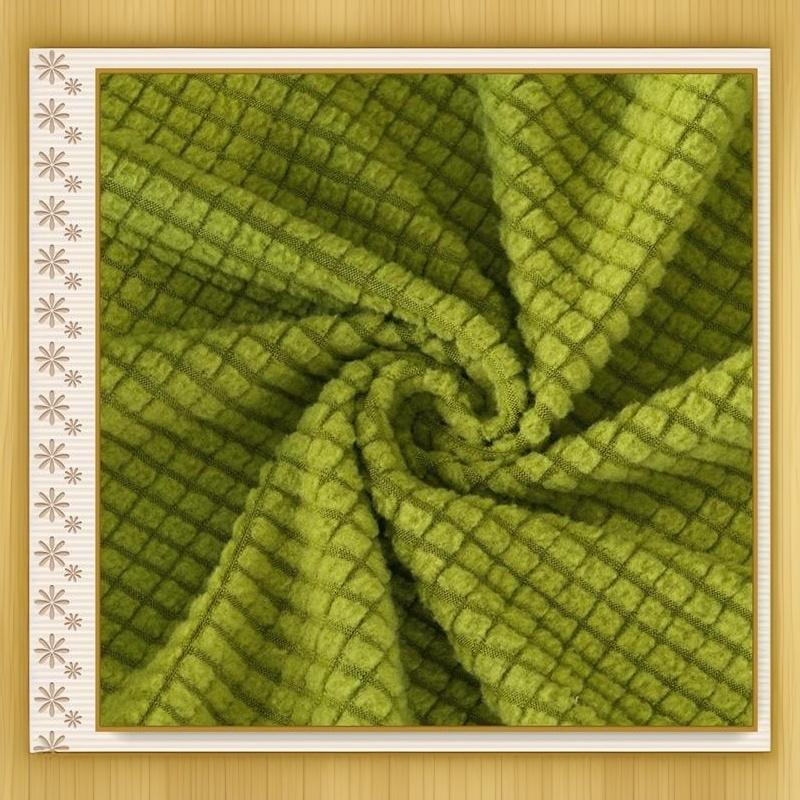 High Elastic Office Chair Covers Thicken Solid Color Computer Chair Cover Plaid Velvet Washable Armchair Cover
