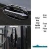 Jetour Traveler ShanHai T2 Car Door Handle Cover & Tailgate Decorative Sticker Set.