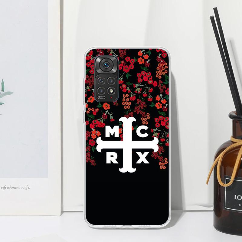 My Chemical Romance MCR Phone Case For Xiaomi Redmi Note 15 13 14S 14 Pro Plus 12S 11S 10S 12 11E 10 11T Art Fundas Back Cover R