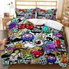 Graffiti Hip Hop Street Culture 3D NEW Duvet Cover Pillowcase Bedding Set Adult Boy Girl Bedroom Decoration Single Double Large