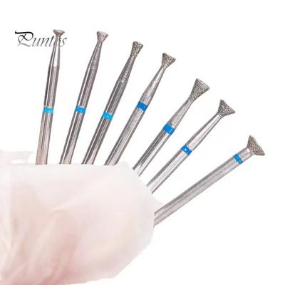 7Pcs Nail Drill Bits Set Assorted Size Heavy Duty Emery Nail Art File Pedicure Manicure Grinder Machine Bits Accessories Replacement Kit