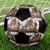 Soccer Ball Colorful Machine Stitched PVC Size 5 Team Training Competition Ready Durable High-Bounce Cool Sports Gift