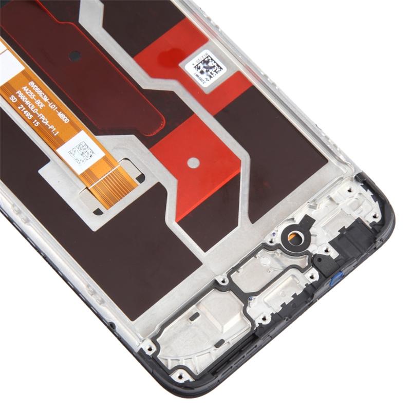 For Oppo A76 Grade B LCD Screen and Digitizer Assembly+Frame Replacement Part (without Logo)