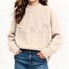 Mädchen Pullover mit Rundhalsausschnitt und langen Ärmeln für Herbst und Winter