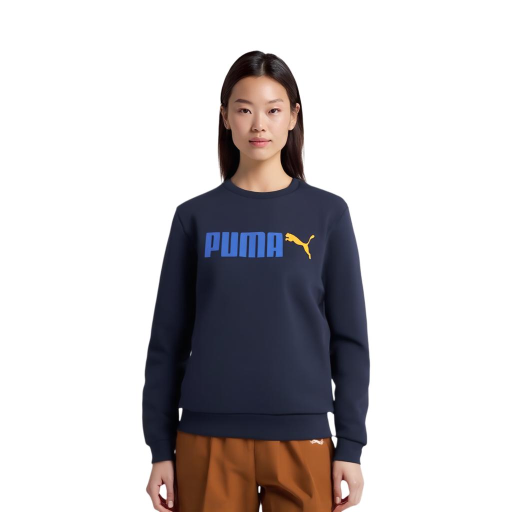 Puma No. 2 Crew TR Series Pullover Round Neck Fashion Simple Long Sleeve Sweatshirt Unisex Sweatshirt 695942-14
