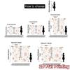 2pcs  Curtains Cute Christmas_a (2) Chic Chic Curtains Polyester Easy Install Curtains Holiday Use for Bedroom Office Kitchen