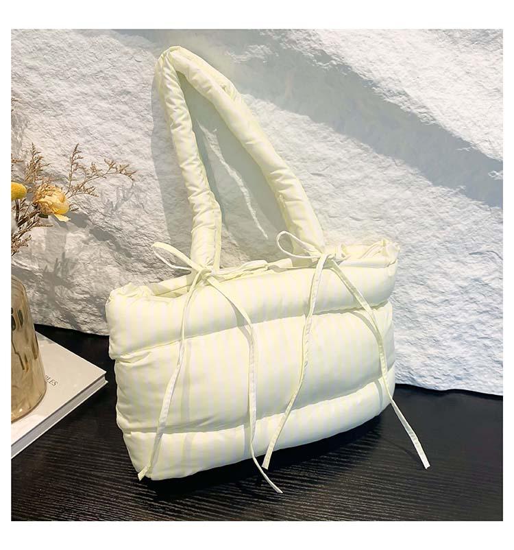 2025 Casual Large-capacity Cotton Clothing Bag Women's Down Commuter Shoulder Bag Crossbody Child and Mother Portable Tote Bag