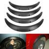 4ks 90mm 3,5in Flexibilní lemy blatníků Široké oblouky nad kola Ochranné lišty proti stříkající vodě Univerzální pro auto SUV Terénní vozidla