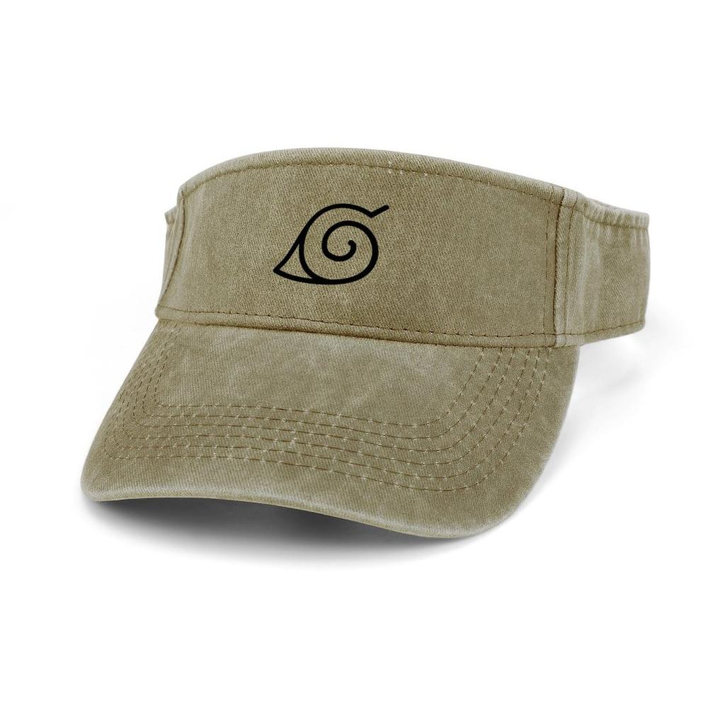 Konoha Akatsuki Anime Ninja Manga Uchiha Sonnenblende Leaky Top Cowboyhüte Unisex Damen Sport Tennis Golf Caps Open Top Custom Hat