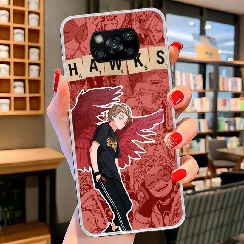 My Hero Hawks Cover Phone Case For Xiaomi Poco F7 Ultra X7 X6 X5 Pro M7 Redmi 15C 15 13C 13 12C 12 10C 10 9A 9C 9T 9 Shell Poco