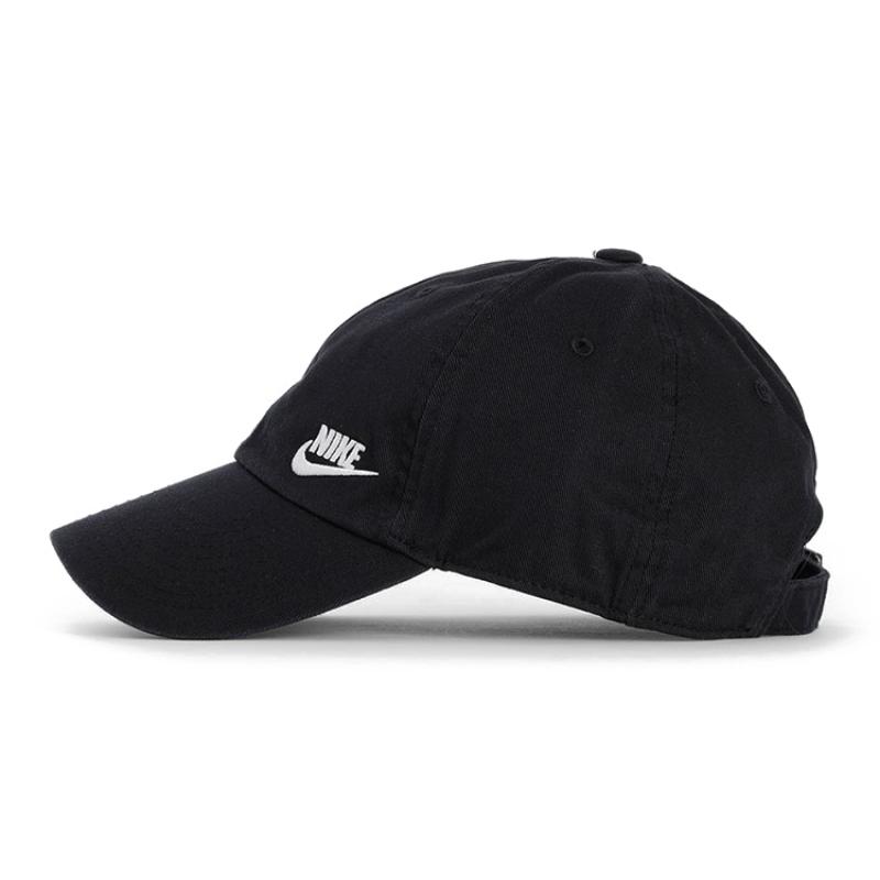 Nike Cotton Baseball Caps Unisex Black Casual AO8662-010