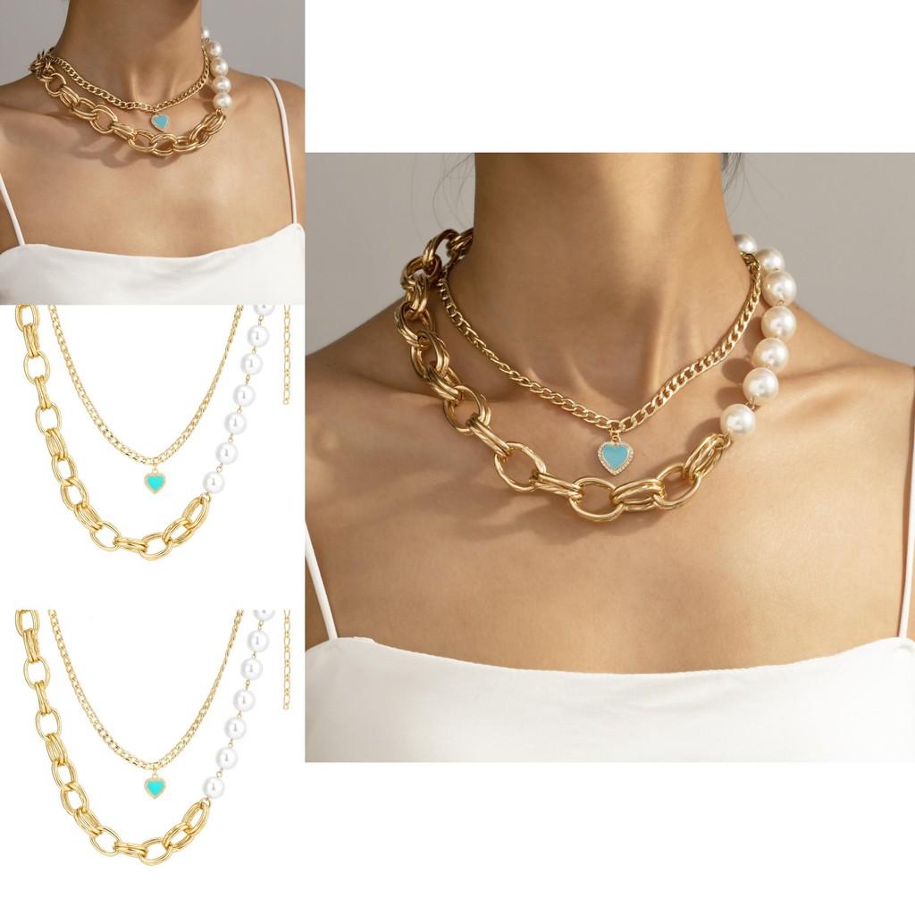 Fashionable Heart Shaped Pearl Necklace For Women Unique Alluring Design Ideal For Special Occasions