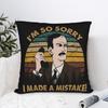Fawlty Towers TV Series Pillowcase Polyester Cushion Cover Decorative Pillow Case Cover Home Zipper 40*40cm