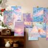 32 Pcs, Sky Cloud Aesthetics Collection Postcards, Wall Stickers, Mailing Cards, Greeting Cards, DIY Postcards, Souvenir Postcar