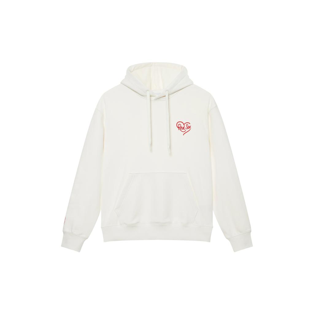 New MLB Boston Red Sox Heart FW24 Sweatshirt Unisex Cream 3AHDH0144-43CRS