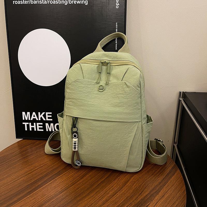 Simple casual backpack, women's new student school bag, light commuter backpack when going out