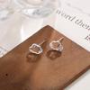 Cloud Stud Earrings Women Raise Ear Holes Niche Design Sense Summer Zircon Earrings Earrings Light Luxury